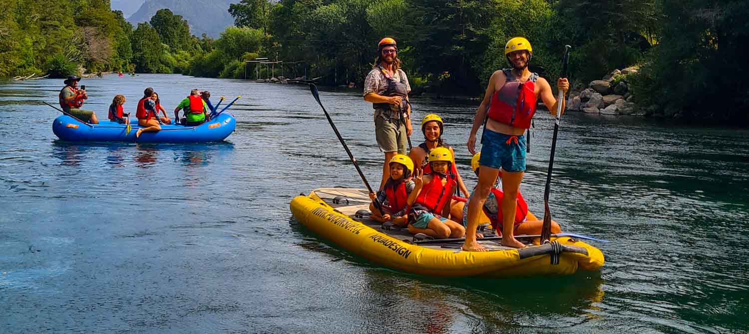 Grupo completo sobre el Big SUP